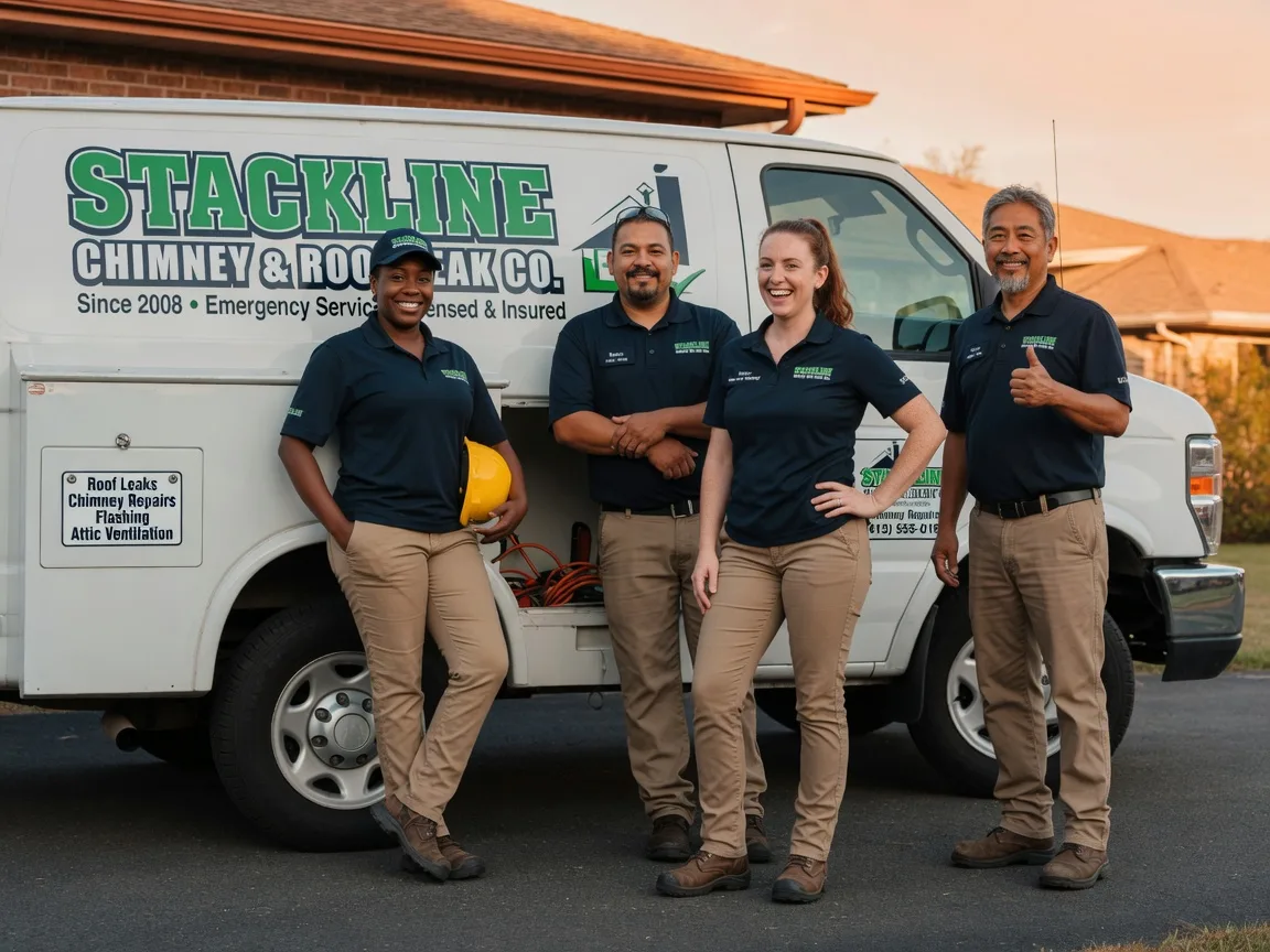 Chimney flashing repair company in Brodheadsville, PA